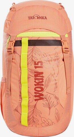 TATONKA Rucksack 'Wokin 15 ' in Orange: predná strana