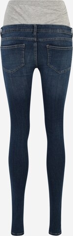 Pieces Maternity Skinny Jeans 'HANNE' in Blauw