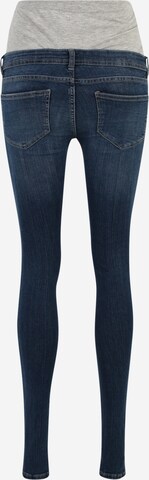 Pieces Maternity Skinny Jeans 'HANNE' in Blau