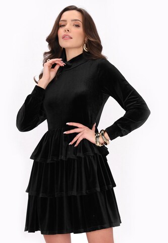faina Cocktailjurk in Zwart: voorkant