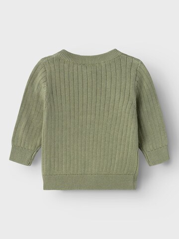 NAME IT Knit Cardigan in Green