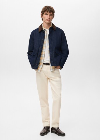 MANGO MAN Between-Season Jacket 'Wiston' in Blue
