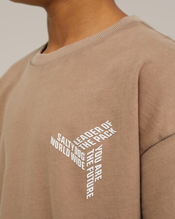 T-Shirt WE Fashion en marron