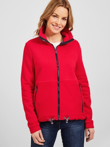 CECIL Sweatjacke in Rot: predná strana