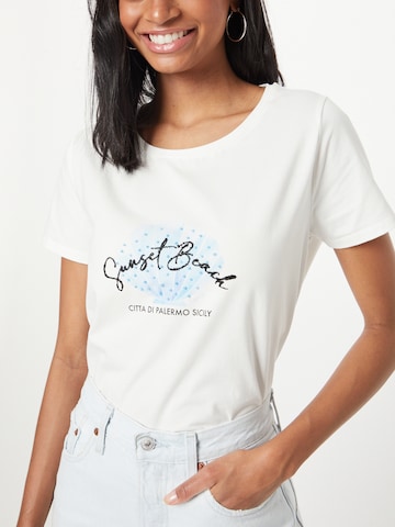 T-shirt Esqualo en blanc