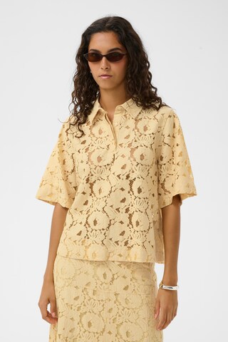 SOAKED IN LUXURY Bluse 'SLTaya' in Gelb: Vorderseite