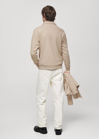 MANGO MAN Sweatshirt 'Alludiap' in Gelb