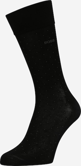 BOSS Orange Chaussettes 'George' en gris / noir, Vue avec produit