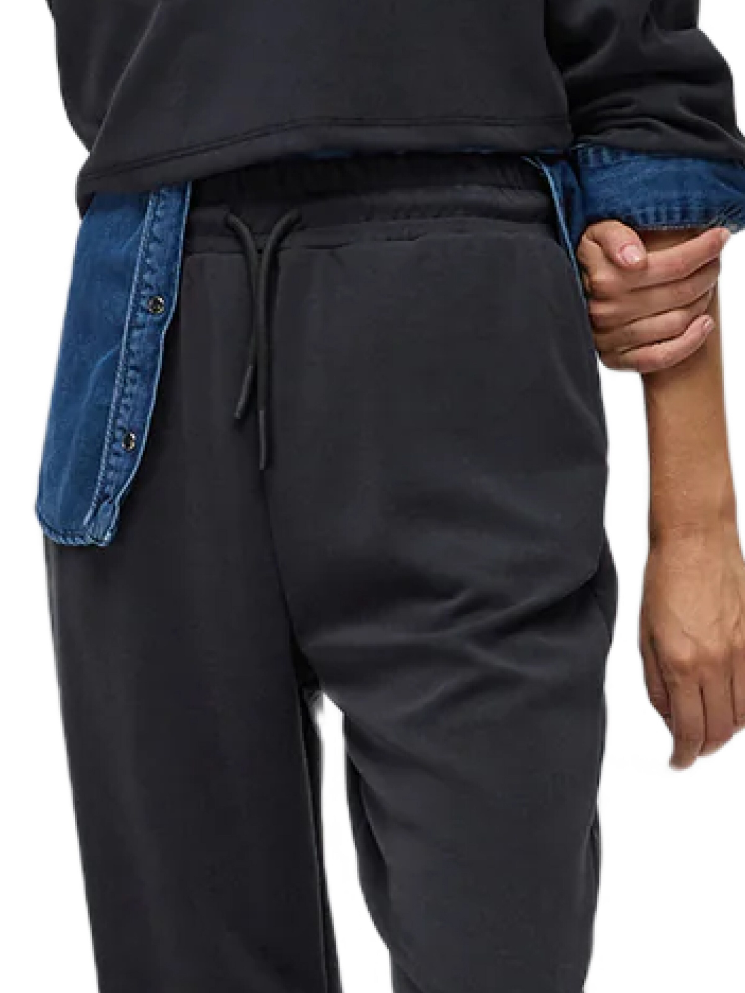 No Matter What Tapered Trousers in Black