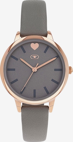 TOM TAILOR Analog Watch in Grey: front