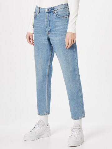Monki Loose fit Jeans in Blue: front