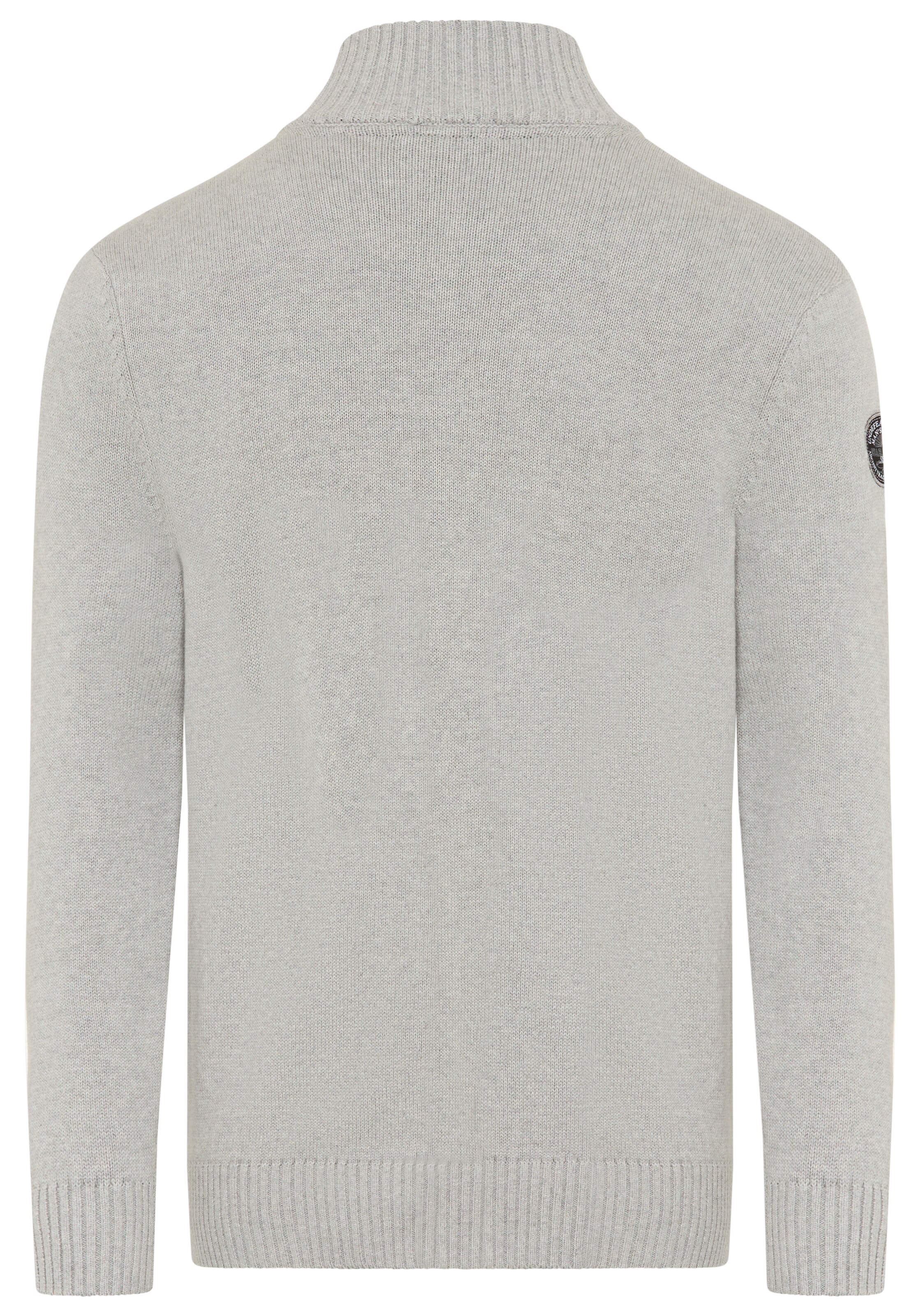 Man's World Knit Cardigan in Grey