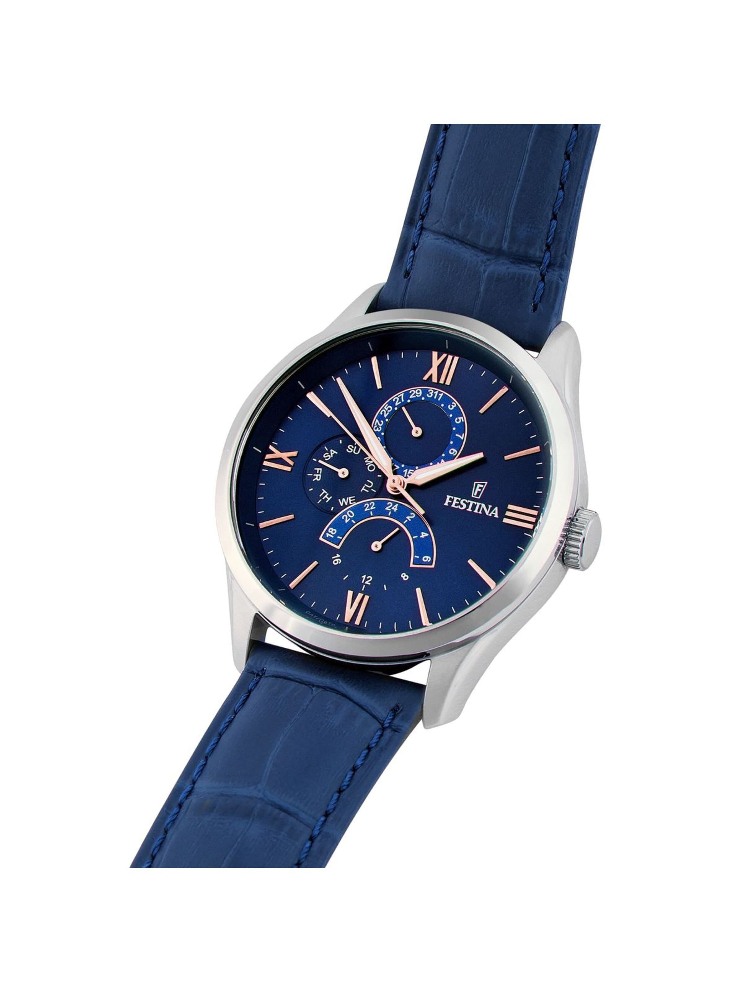 Montre à affichage analogique FESTINA en bleu