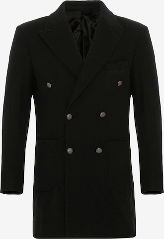 AntiochPrijelazni kaput - crna boja: prednji dio