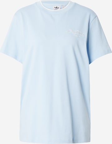 ADIDAS ORIGINALS Shirt in Light Blue ABOUT YOU
