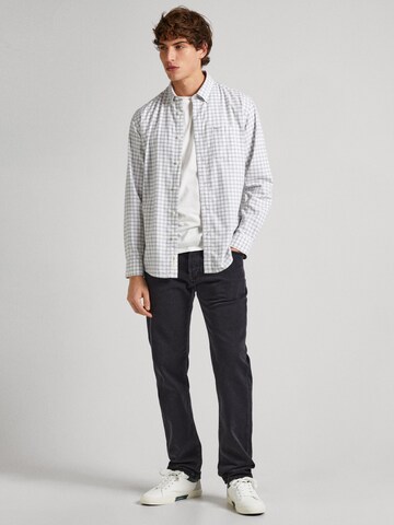 Pepe Jeans Regular fit Button Up Shirt 'Paul' in White