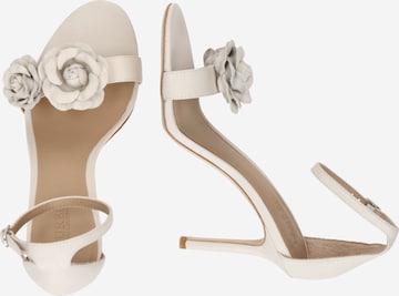 Lauren Ralph Lauren Remienkové sandále 'ALLIE' - biela
