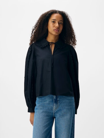 OBJECT Bluse 'OBJHope' in Schwarz: Vorderseite