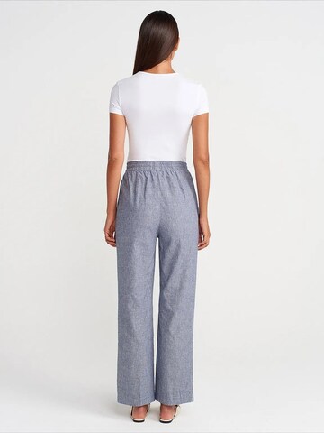 Dilvin Wide leg Trousers 'Hose' in Blue