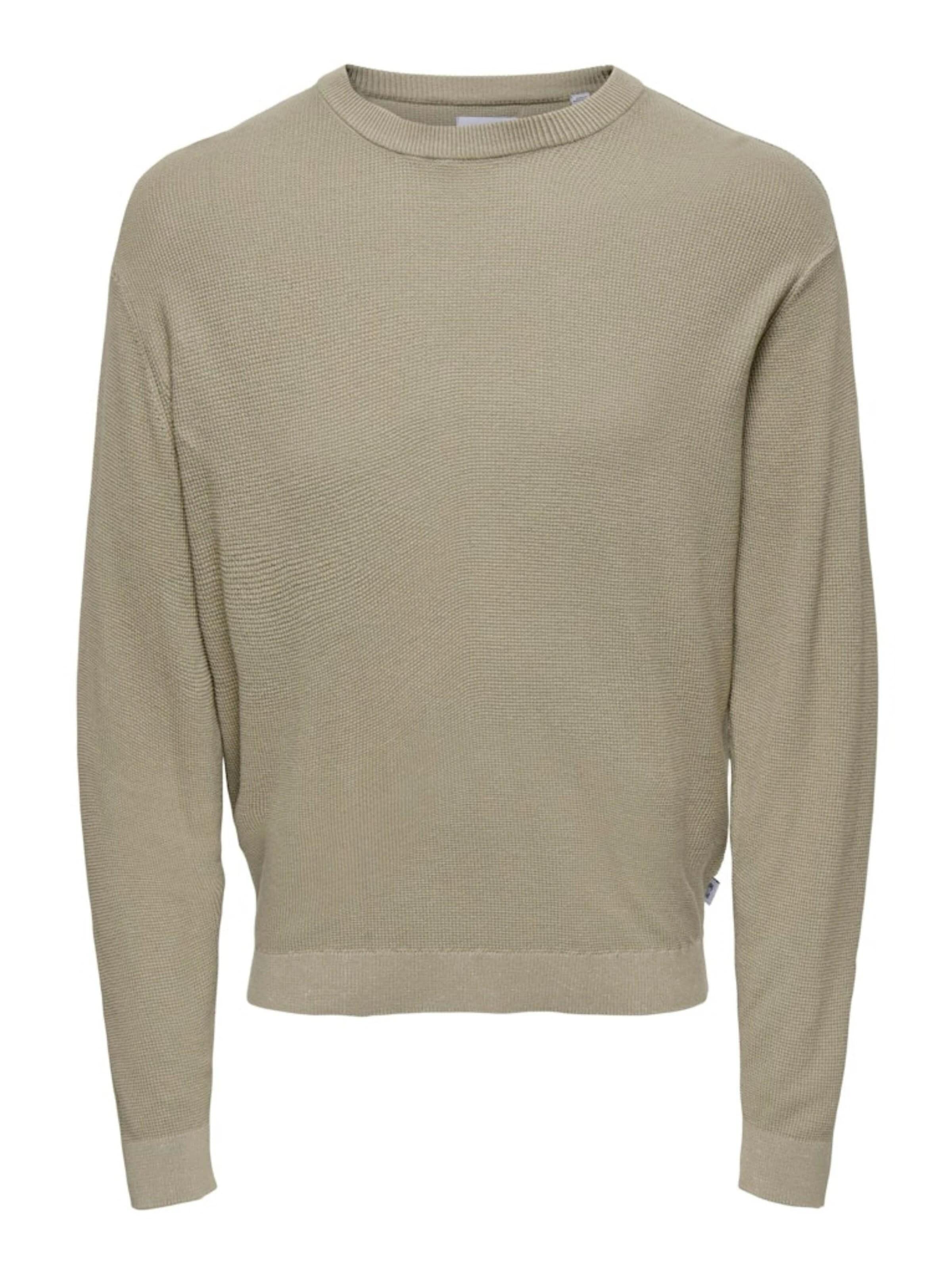 Only & Sons Pullover‌‌‌ in Beige: Vorderseite