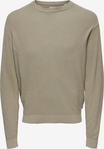 Only & Sons Pullover in Beige: Vorderseite