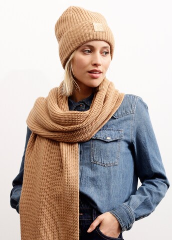 CODELLO Beanie in Beige: front