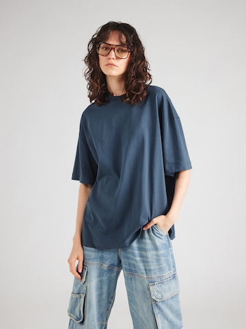 WEEKDAY Shirt 'Nemi' in Groen: voorkant