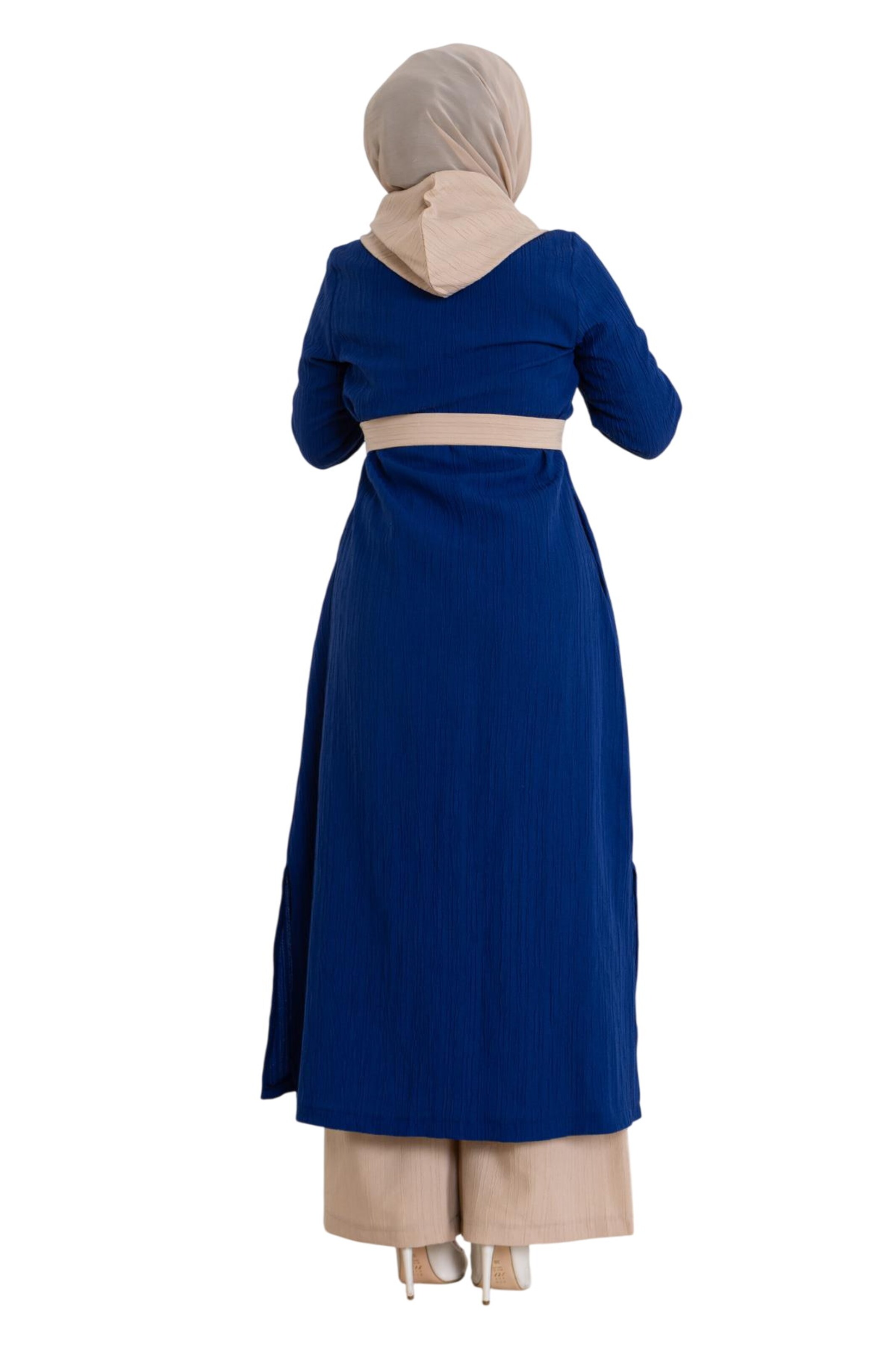 Robe-chemise MODAMIHRAM en bleu