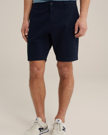 WE Fashion Regular Chino in Blauw: voorkant