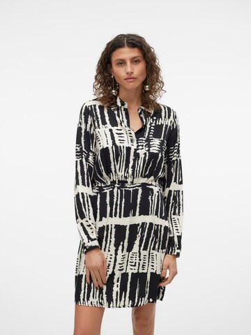 VERO MODA Shirt dress 'VMCINDY CLEO' in Black: front
