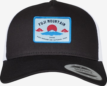 F4NT4STIC Cap 'Fuji Mountain' in Black: front