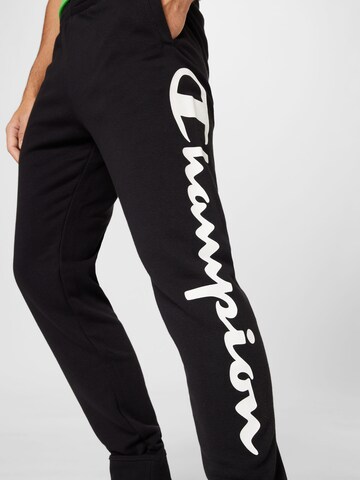 Champion Authentic Athletic Apparel Zúžený Kalhoty – černá
