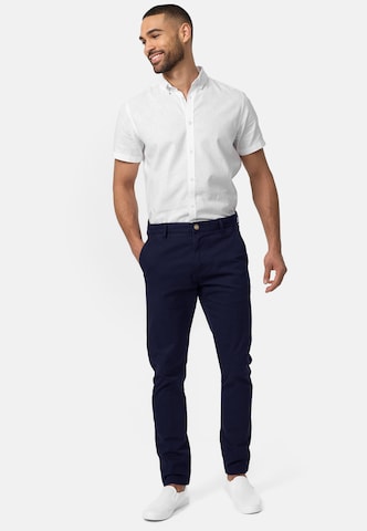 INDICODE JEANS Regular Chino 'Cherry' in Blauw