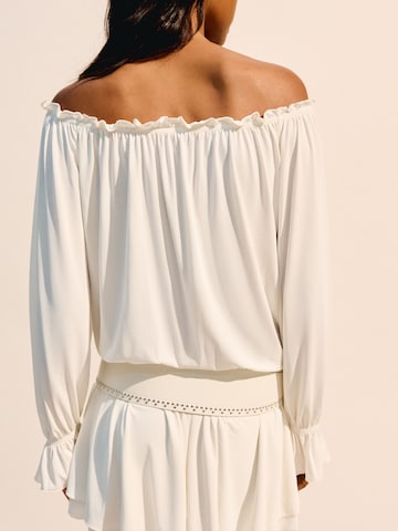Abito in maglia di Bershka in beige