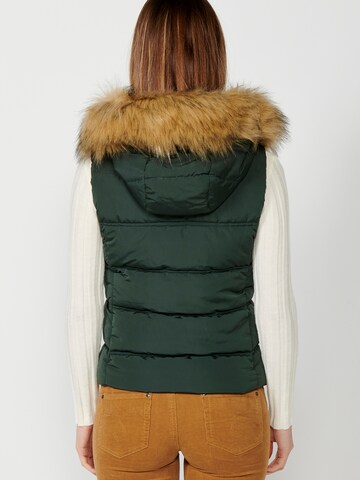 Gilet KOROSHI en vert