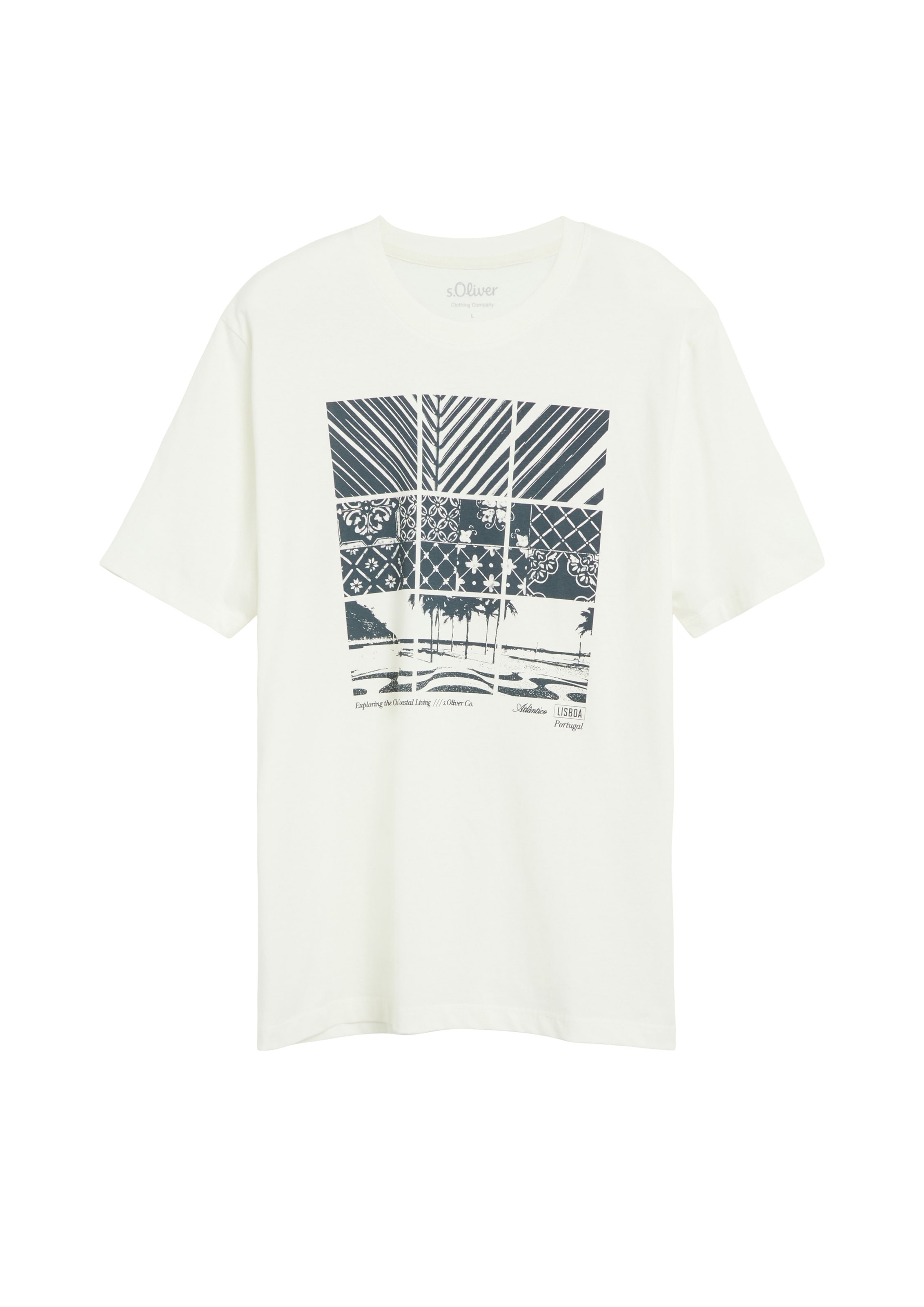 s.Oliver Shirt in Beige: front