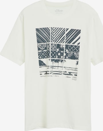 s.Oliver Shirt in Beige: front