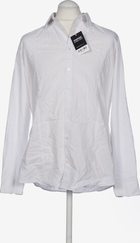 s.Oliver Button Up Shirt in L in White: front
