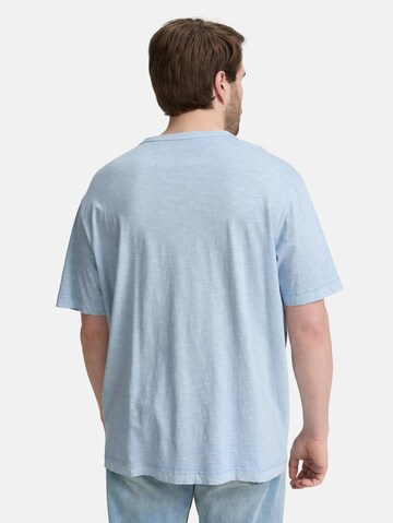 TOM TAILOR Men + Shirt in Blauw