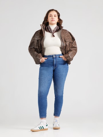 ONLY Carmakoma Skinny Džíny 'CARALLY' – modrá