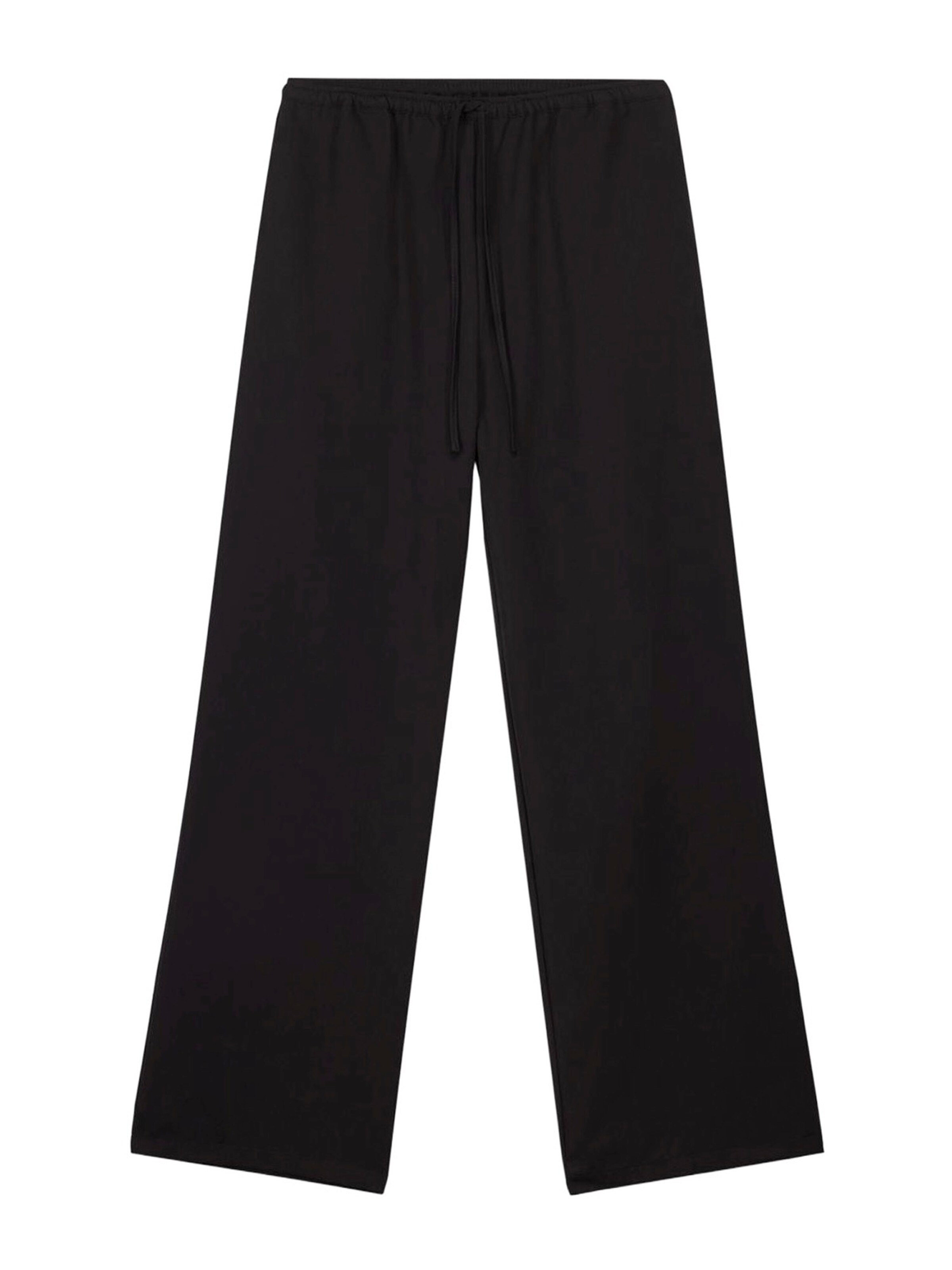 BALMOHK Wide Leg Hose in Schwarz: Vorderseite