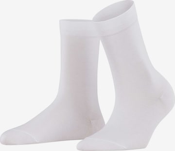 Chaussettes FALKE en blanc : devant