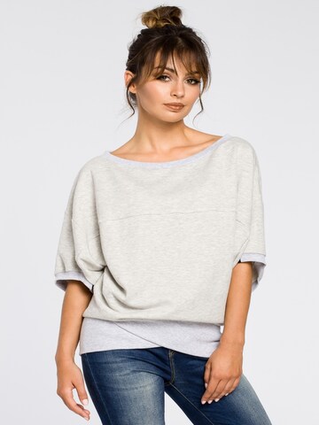 BeWear - Jersey en gris: frente
