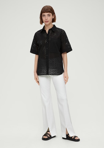 évasé Jean s.Oliver en blanc