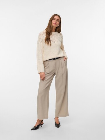 VERO MODA Pullover 'VMLIVA' in Weiß