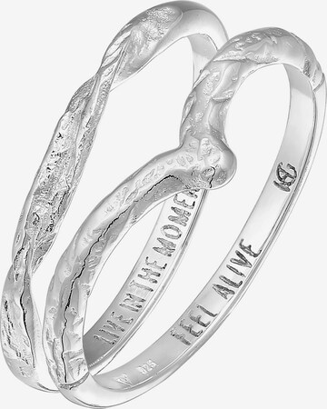 Haze&Glory Ring in Silver: front