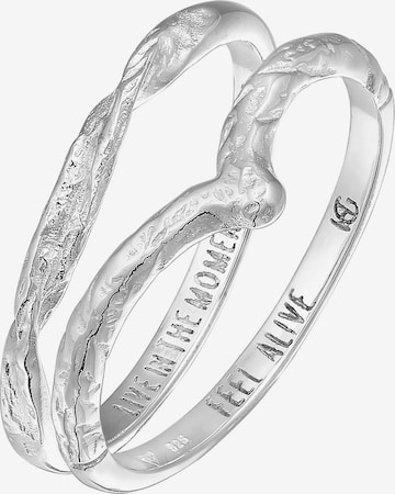 Haze&Glory Ring in Silver: front