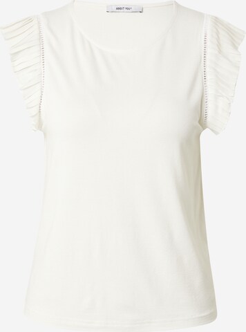 ABOUT YOU Shirt 'Charlize' in Wit: voorkant