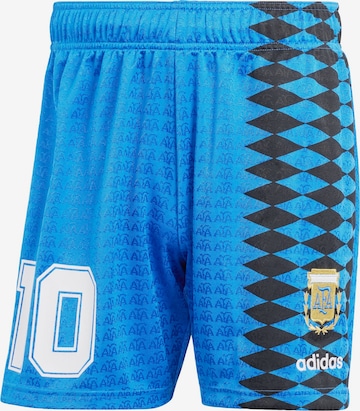 ADIDAS PERFORMANCE Loosefit Urheiluhousut 'Argentinien 1994' värissä sininen: edessä