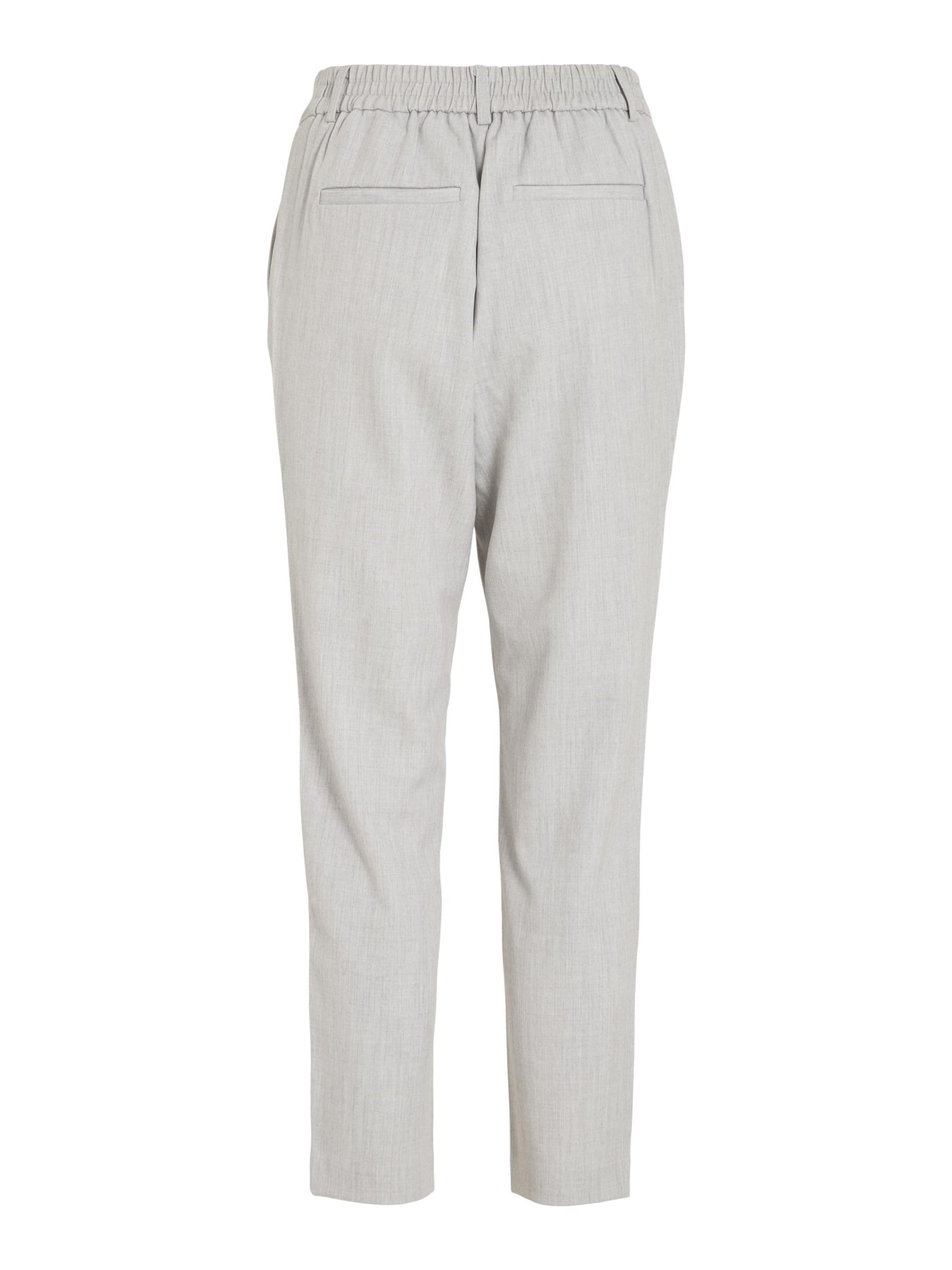 VILA Tapered Élére vasalt nadrágok 'Varone' - szürke